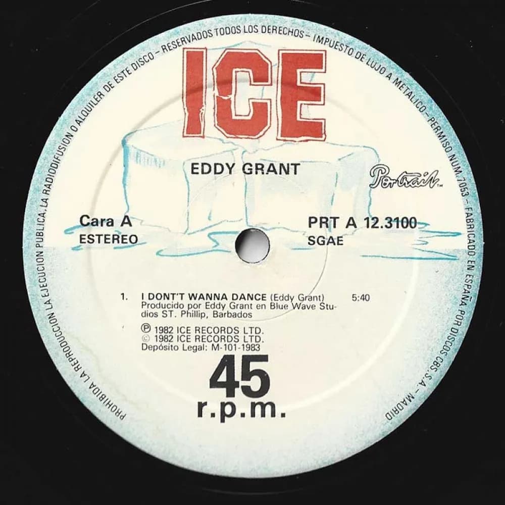 EDDY GRANT - I DON'T WANNA DANCE
