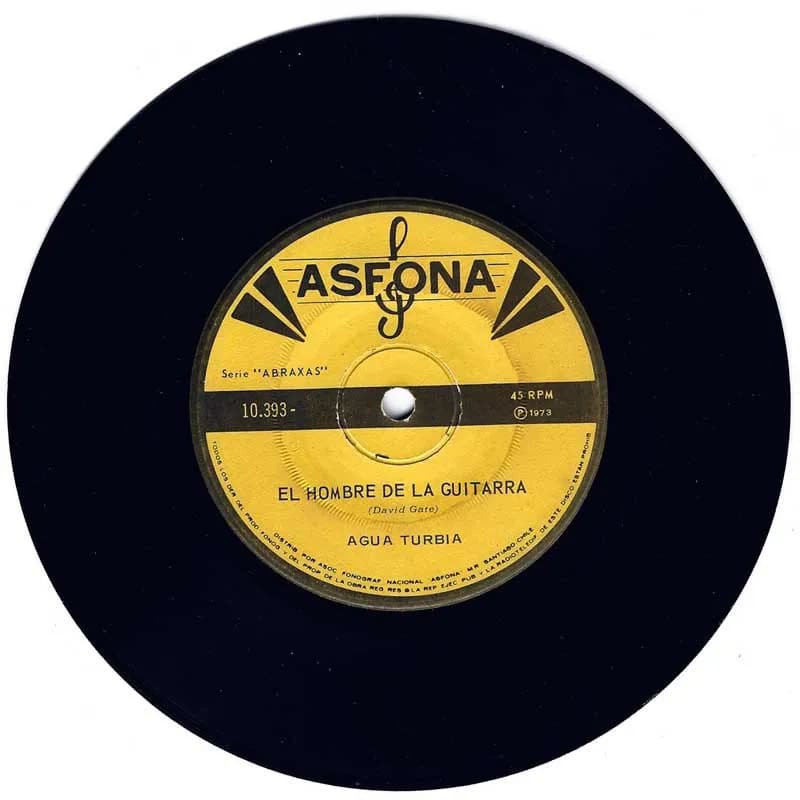 AGUA TURBIA - EL HOMBRE DE LA GUITARRA / HERMOSO DOMINGO