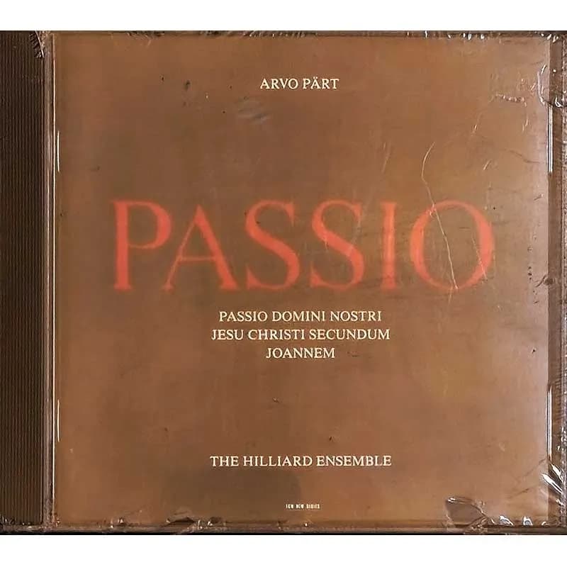 ARVO PÄRT, THE HILLIARD ENSEMBLE - PASSIO