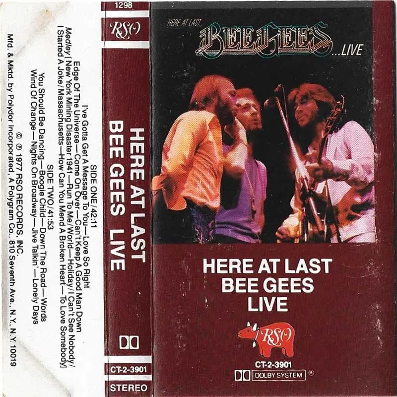 BEE GEES, HERE AT LAST - LIVE