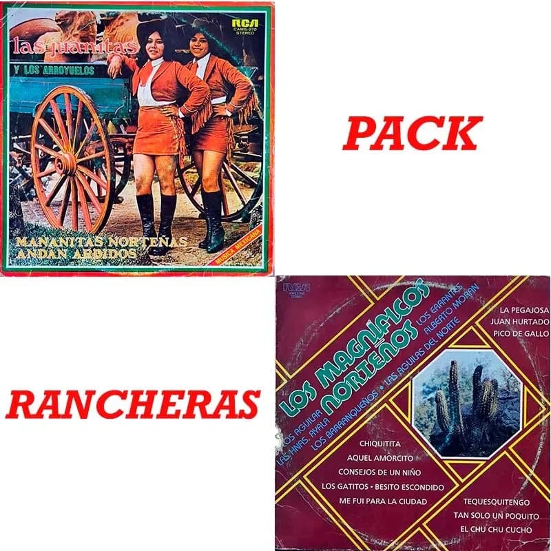 PACK RANCHERAS, LAS JUANITAS - LOS MAGNIFICOS NORTEÑOS